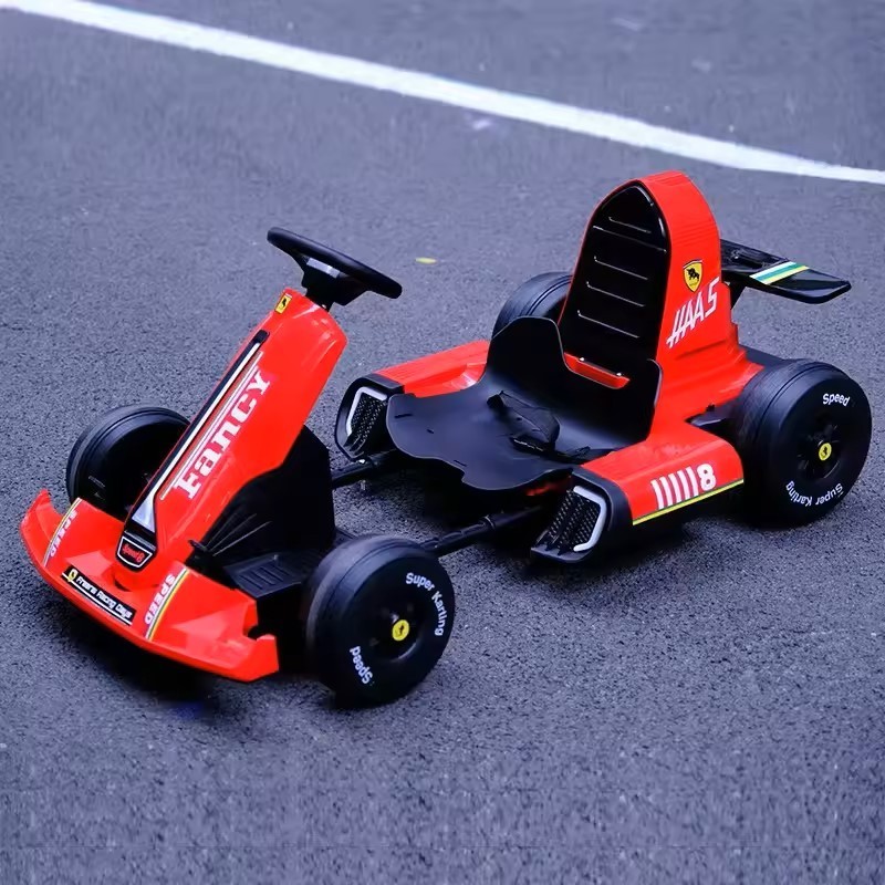 High Quality Kids Electric Go Kart Toy Four-Wheel Adjustable Body for Children