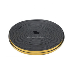 EVA EPDM  Foam Sponge Profile Silicone Rubber Seal Strip with Sticky Tape for Window