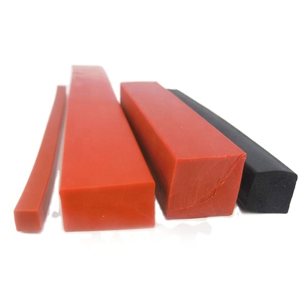 Extruded High Temperature Resistant Rubber Square Silicone EPDM Rubber Foam Sponge Door Gasket Sealing Strip