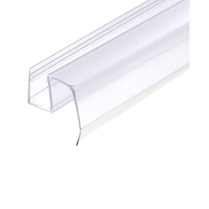 Bathroom Waterproof Edge Glass Plastic Pvc Rubber Guard Clear Plastic Shower Door Seal Strip