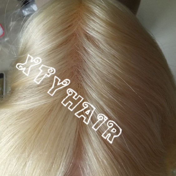 blonde hair toupee for white women hair loss full lace wigs