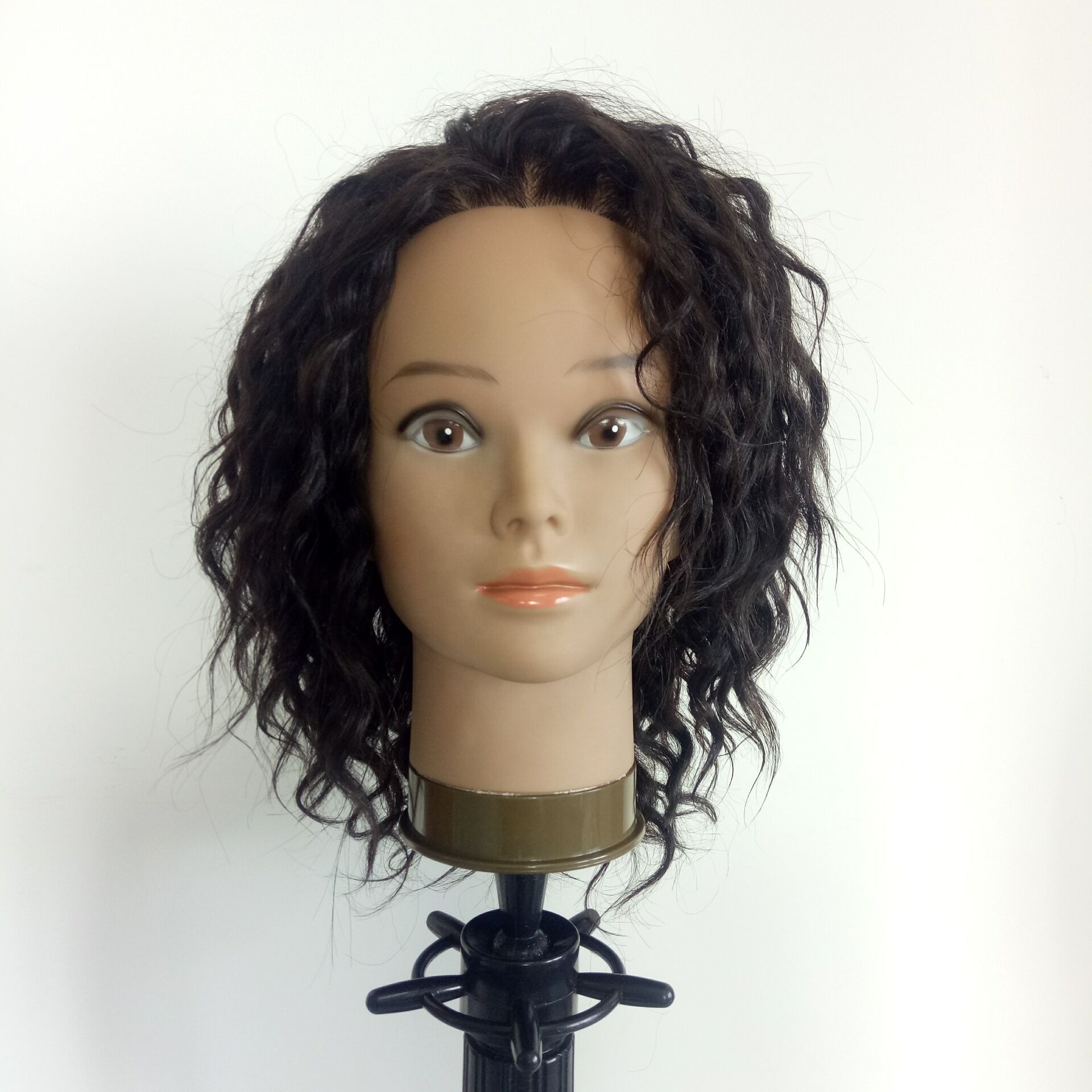 1cm curly   afro mannequin training head  female mannequin head for salon