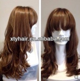 Alibaba China factory shevy wigs, full lace virgin brazilian human hair wig