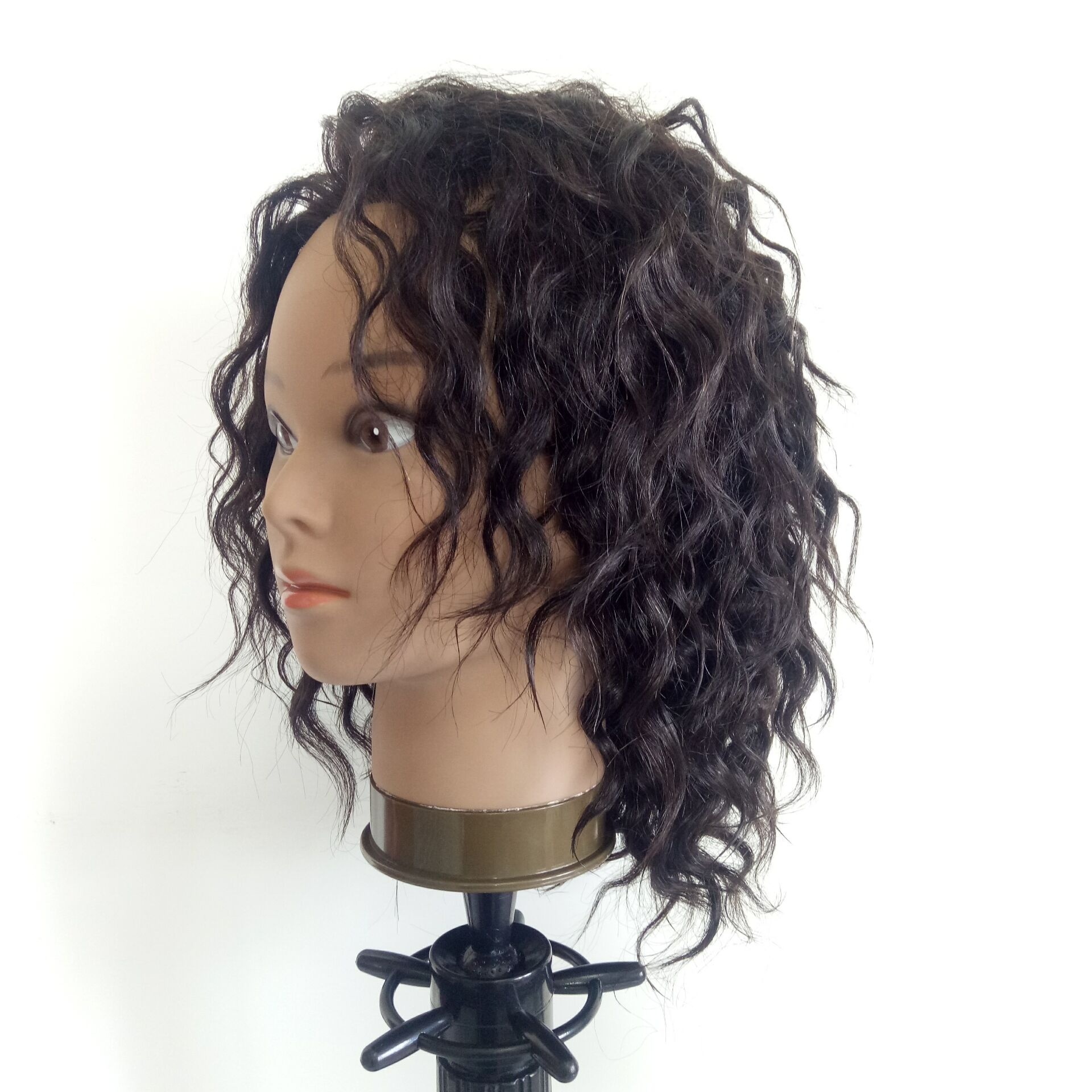 1cm curly   afro mannequin training head  female mannequin head for salon