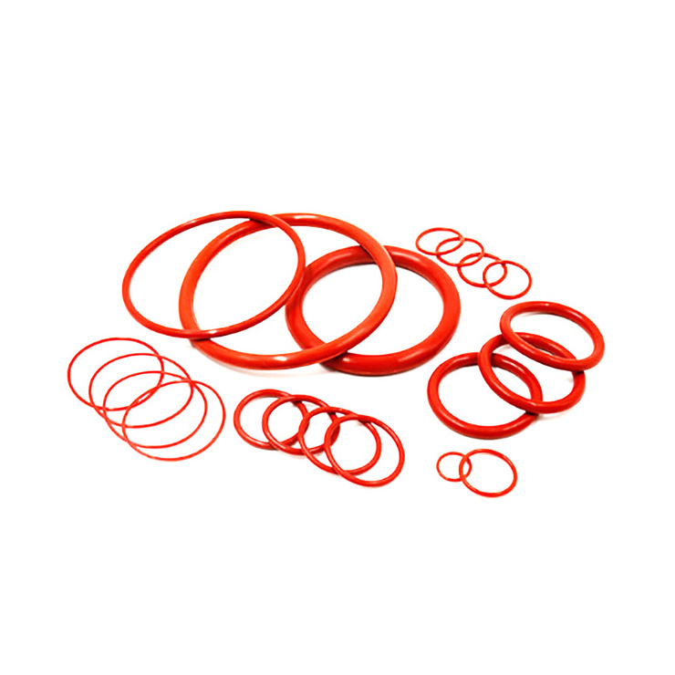 Silicone Colored Rubber 30-60A O Rings High Temperature Resistant Seal Oring Packad Transparently-Manufacturer Direct