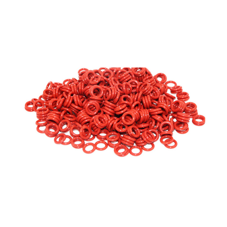 Silicone Colored Rubber 30-60A O Rings High Temperature Resistant Seal Oring Packad Transparently-Manufacturer Direct