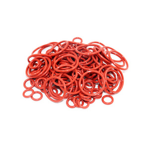 Silicone Colored Rubber 30-60A O Rings High Temperature Resistant Seal Oring Packad Transparently-Manufacturer Direct