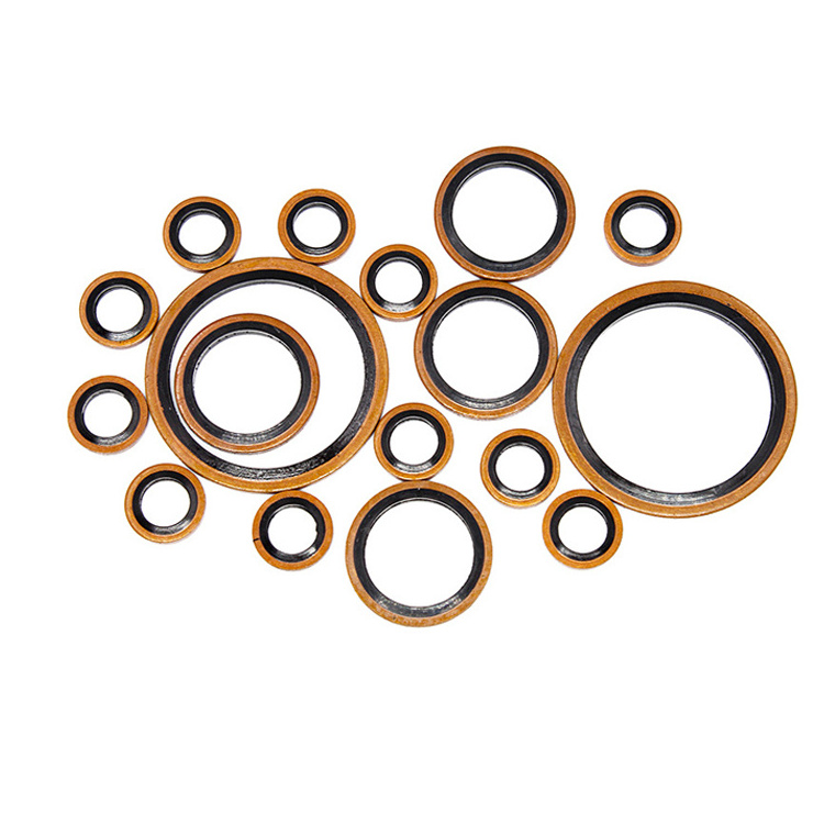 M6 M8 M10 M12 M14 M16-M60Rubber Bonded Washer Seals Dowty Washer