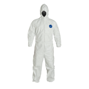 coverall chemical hazmat suit for asbestos industry coveralls making machine with shoe cover