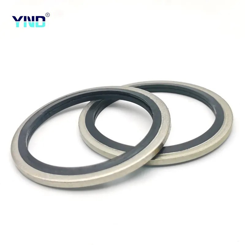 China Factory Good Quality Rubber Metal ring NBR BSP G1/2 factory supply rubber seal Bonded Seal