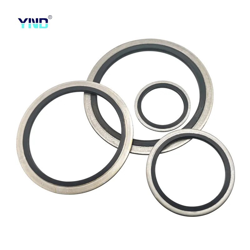 China Factory Good Quality Rubber Metal ring NBR BSP G1/2 factory supply rubber seal Bonded Seal