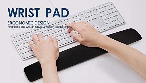 Custom Desk Mouse Pad Wrist Support Gel Polyurethane Memory Foam Set Keyboard Wrist Rest Pad, Mouse Wrist Cushion Support fo