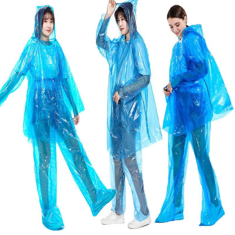 Factory OEM Disposable New Material Raincoat Plastic Waterproof CPE Pants Boots