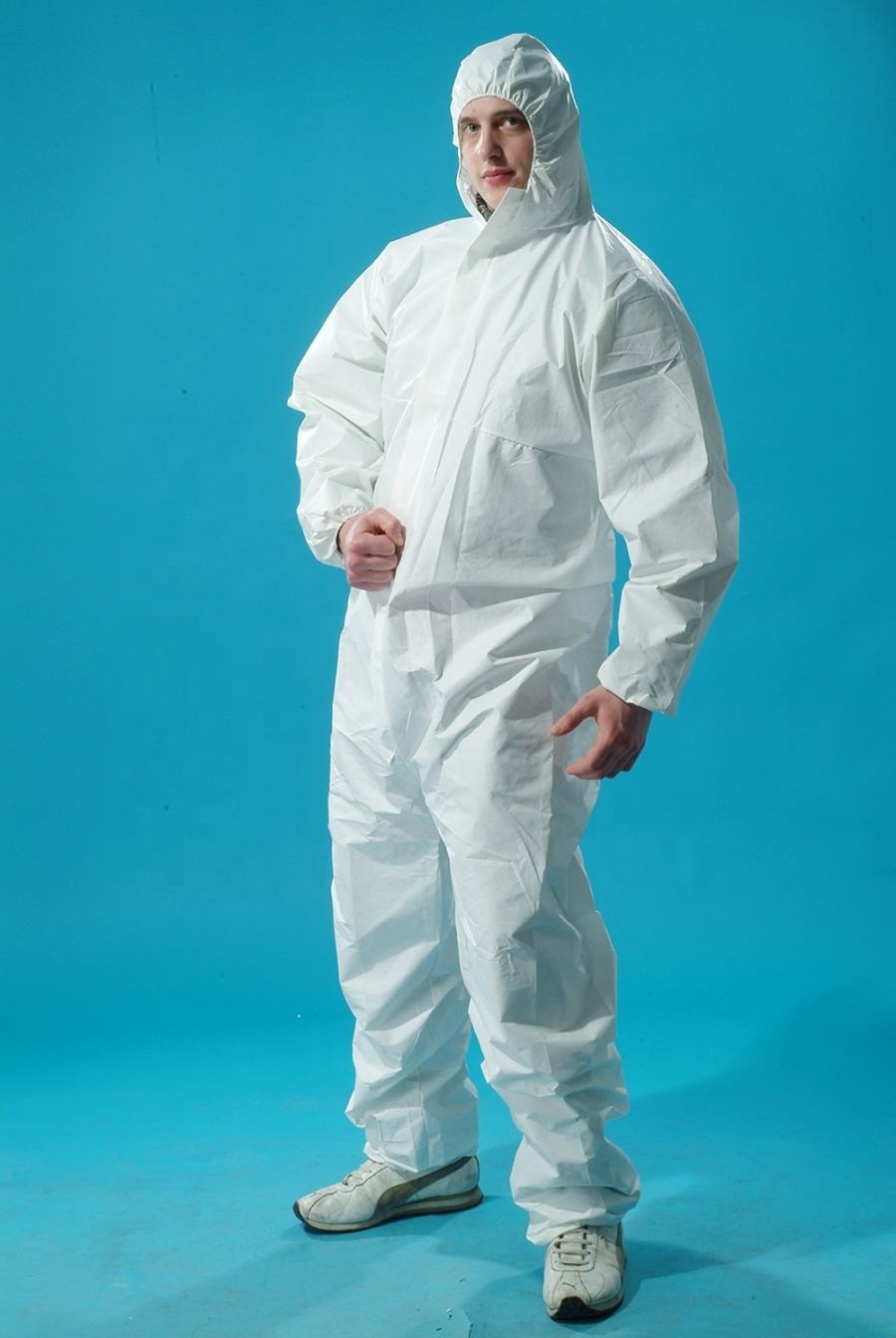 OEM Type 56 PPE Kit Suit Coverall Overall Disposable Chemical Protection Clothes