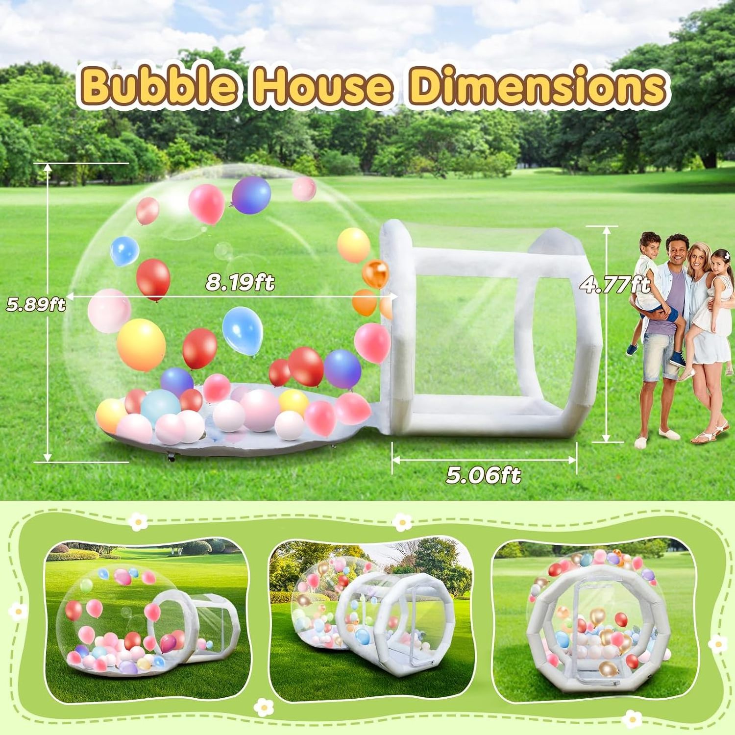 New Style PVC Clear Eco Dome Camping Inflatable transparent bubble tent house for party inflatable clear dome tent for camping