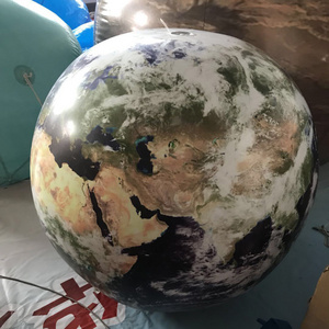 Hot Decoration Inflatable Solar System Balloon, LED Lighting Inflatable Planet Balloons Earth Moon Jupiter For Party Decoration