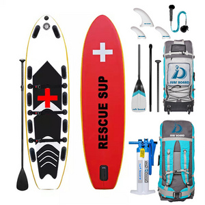 Good Quality Durable Inflatable water Rescue Sup Board Lifeguard Inflatable Rescue Sled Jet Ski Board sup board with Accessories