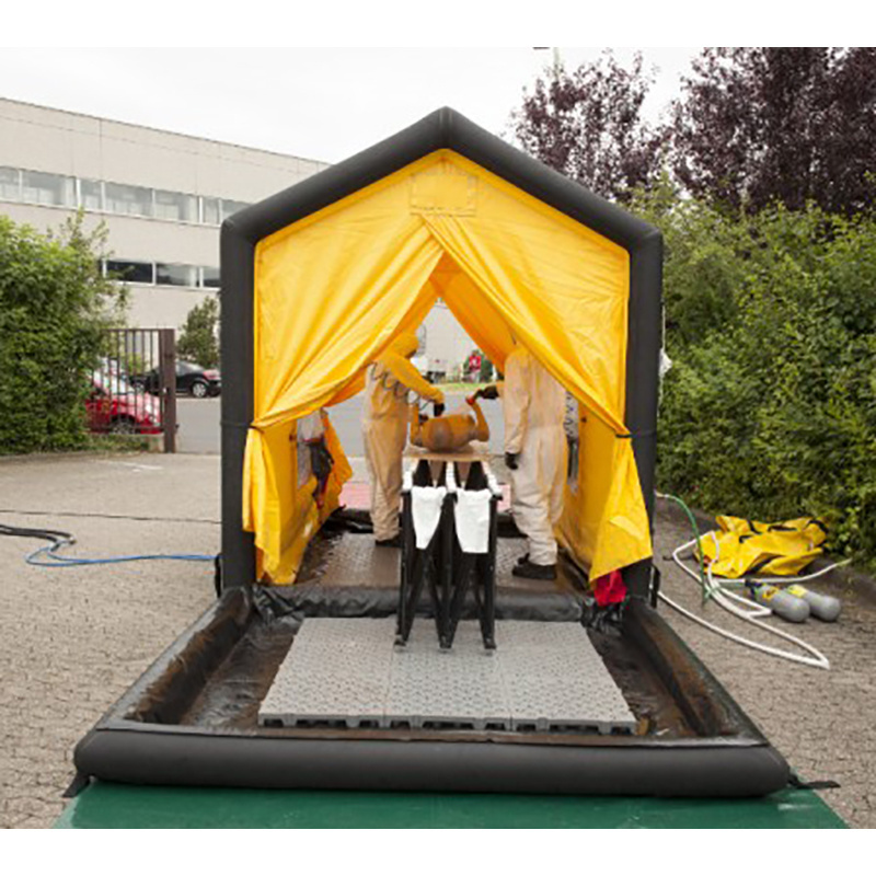 2 X 2 Customized Portable Waterproof Inflatable Decontamination Tent for Disinfecting