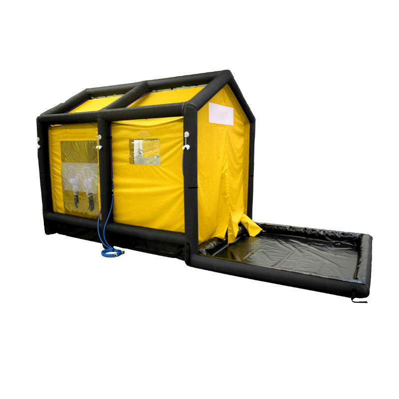 2 X 2 Customized Portable Waterproof Inflatable Decontamination Tent for Disinfecting