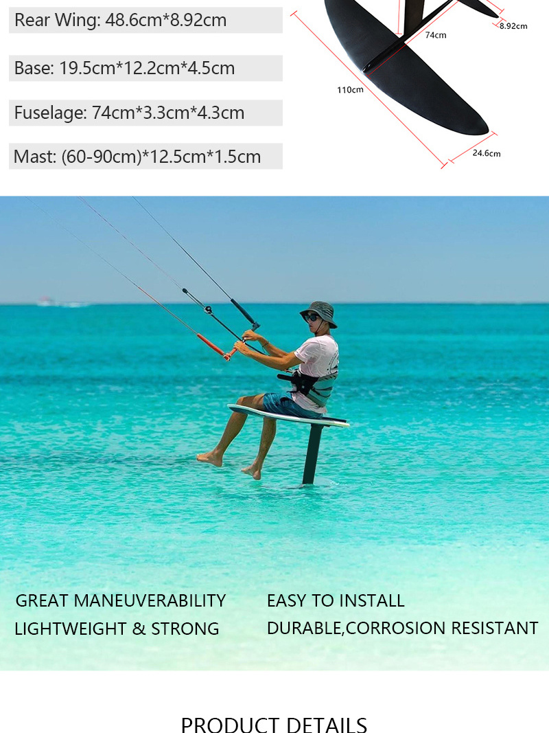 Hydrofoil Factory Price Sport Electric Hydrofoil Surfboard Customized Electric Efoil Jetsurf Foil Jet Boards Surf