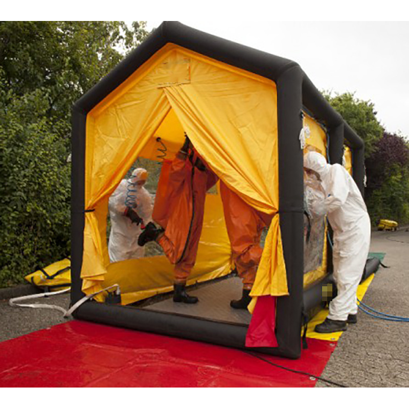 2 X 2 Customized Portable Waterproof Inflatable Decontamination Tent for Disinfecting