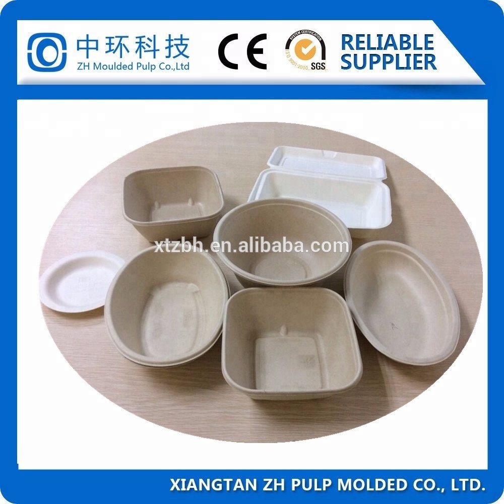 Machine for making biodegradable lunch box/ tableware tray pulp molding production line / disposable tableware machine