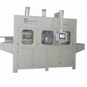 Machine for making biodegradable lunch box/ tableware tray pulp molding production line / disposable tableware machine