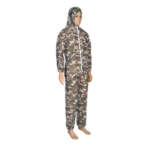 Men's camouflage wear-resistant set outdoor breathable jumpsuit for men