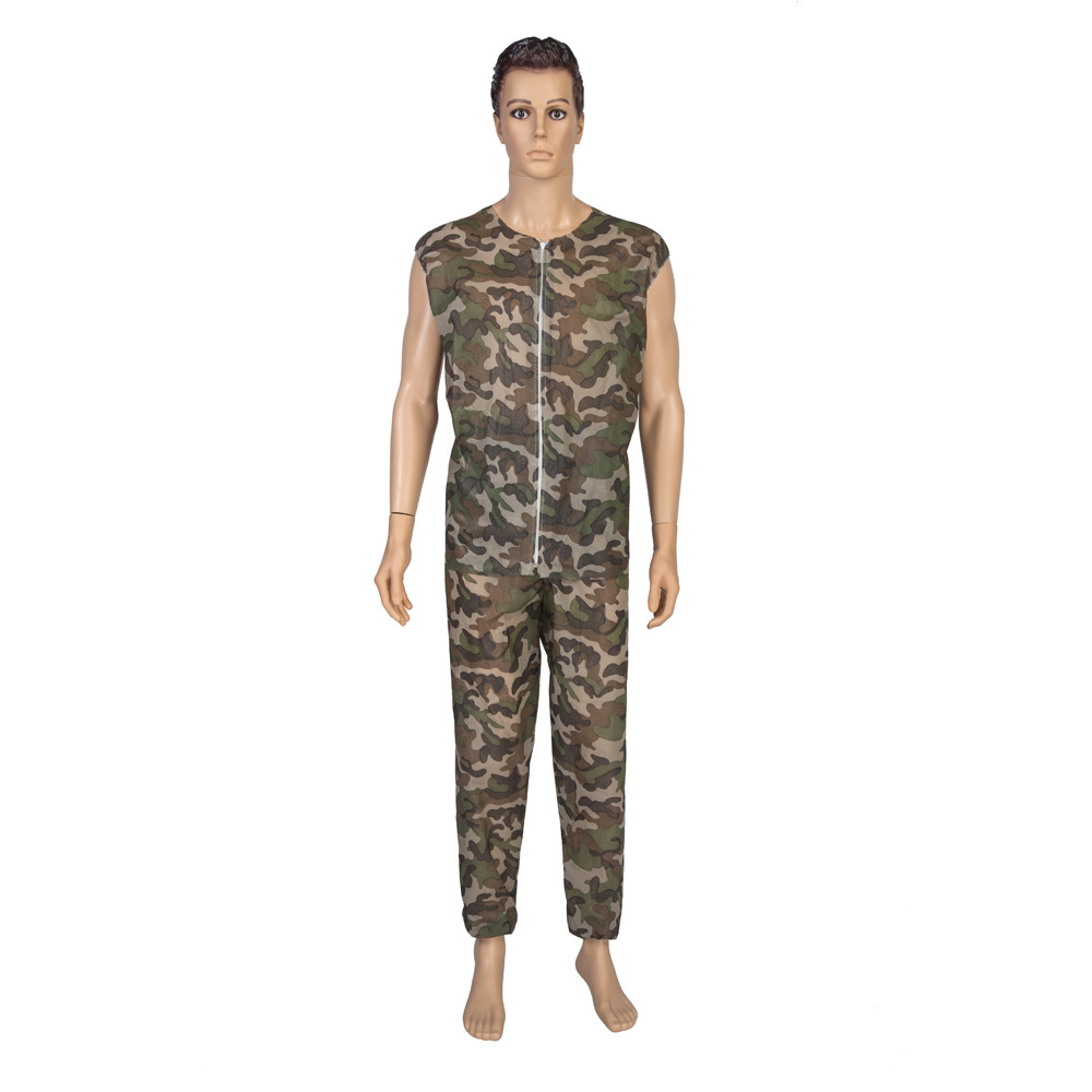 Men's camouflage wear-resistant set outdoor breathable jumpsuit for men