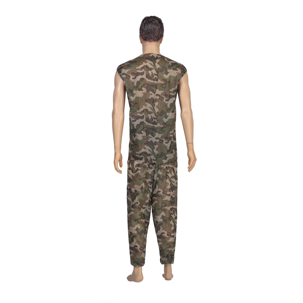 Men's camouflage wear-resistant set outdoor breathable jumpsuit for men