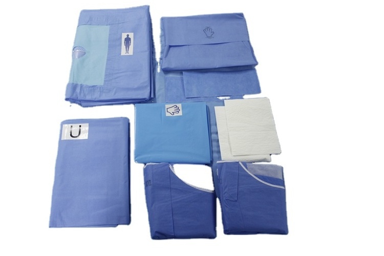 Gynecological products disposable medical surgical sterile basic dressing set wound dressing set kit dressing pack