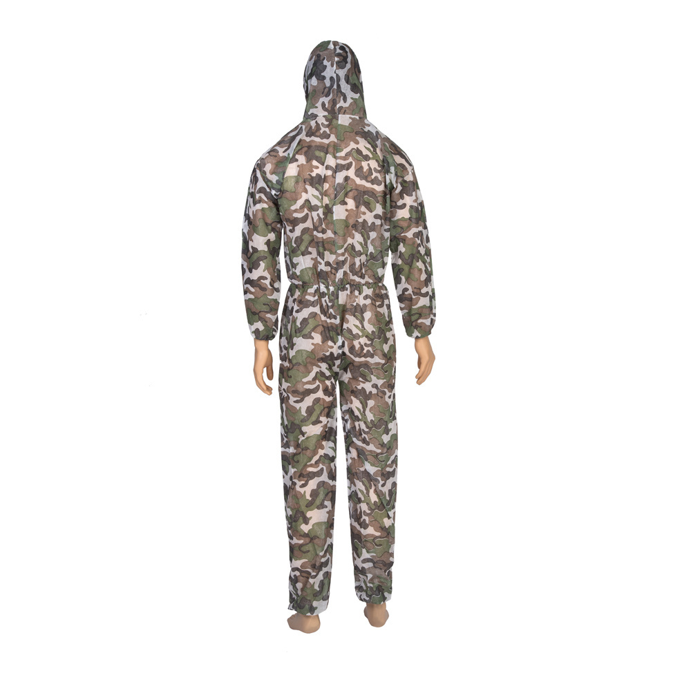 Men's camouflage wear-resistant set outdoor breathable jumpsuit for men