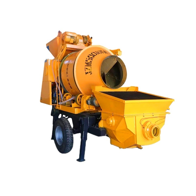 Mobile Self Loading Automatic Concrete Mixer with Pump