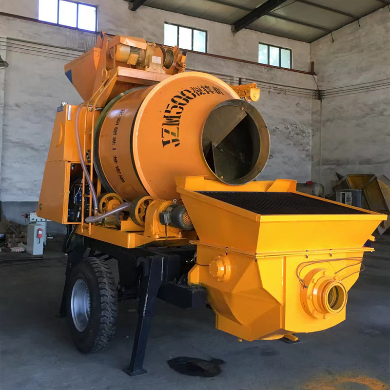 Factory Provide Mobile Concrete Mixer Pump   Concrete Pump With Mixer