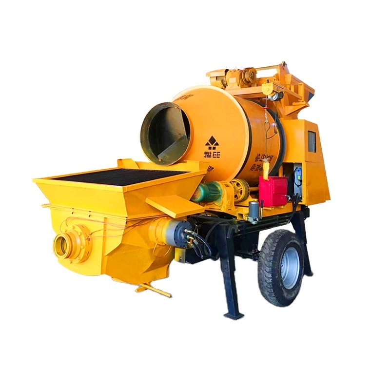 Mobile Self Loading Automatic Concrete Mixer with Pump