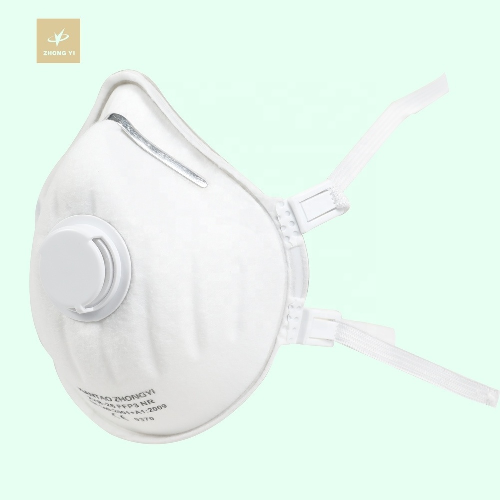 EN149:2001 disposable FFP3 respirator dust mask equal to NIOSH N99