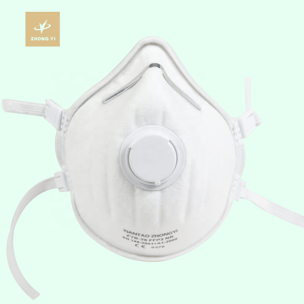 EN149:2001 disposable FFP3 respirator dust mask equal to NIOSH N99