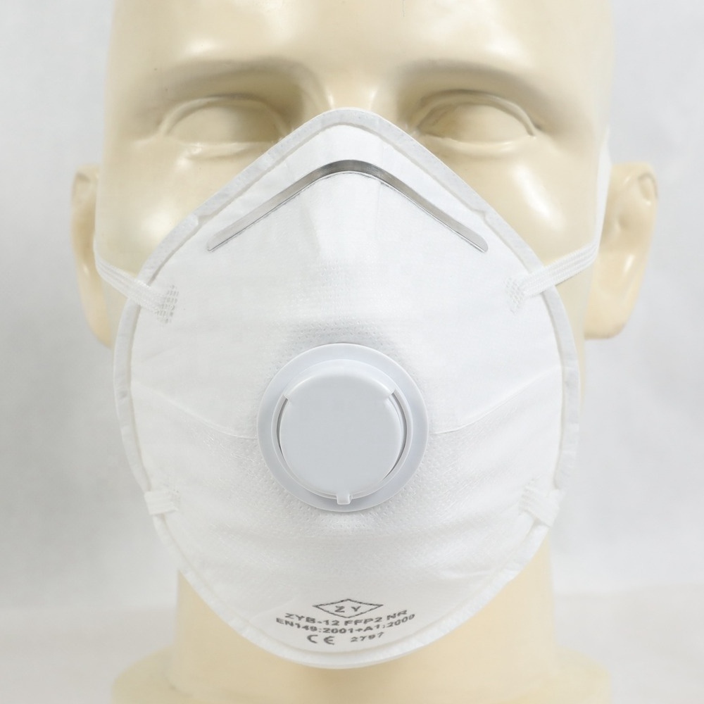 EN149 FFP2 Disposable Particulate Respirator dust mask with Exhalation Valve