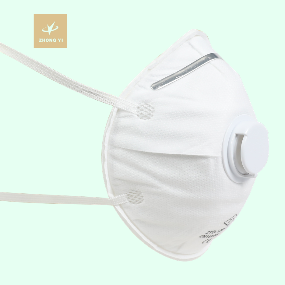 EN149:2001 FFP1 Disposable Particulate Respirator dust mask with Exhalation Valve