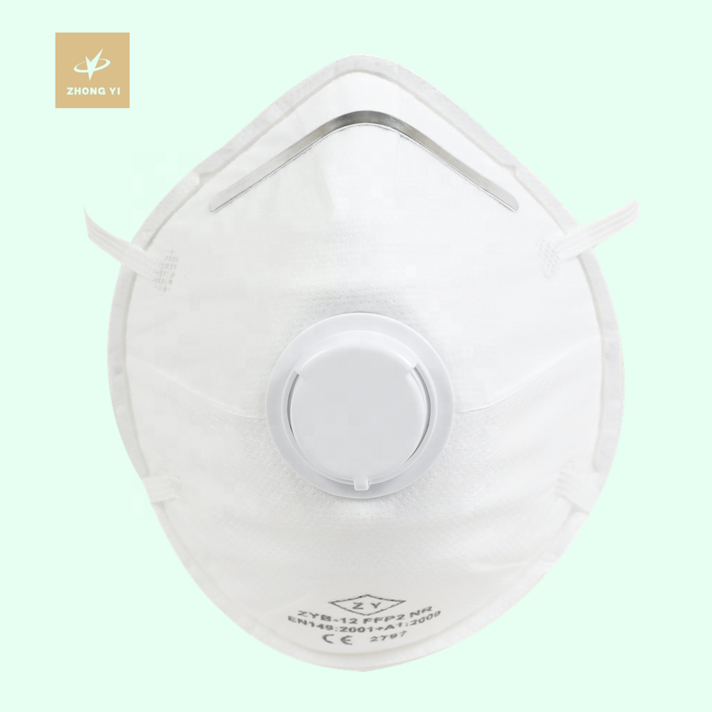 EN149 FFP2 Disposable Particulate Respirator dust mask with Exhalation Valve