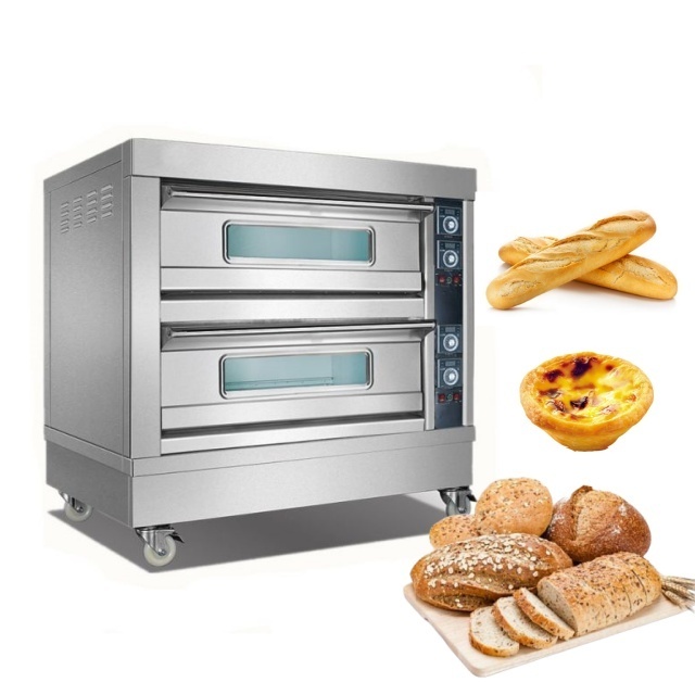 Electric Bakery Workshop Commercial Stainless Steel Bread Deck Baking Oven Automatic Tunnel Oven