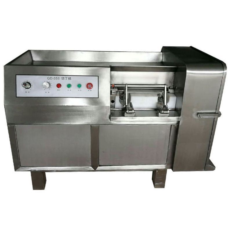 Chicken Breast 500kg Automatic Raw Beef Cube Cutter High-Speed Frozen Dice Meat Cuber Cheese Dicer Machine