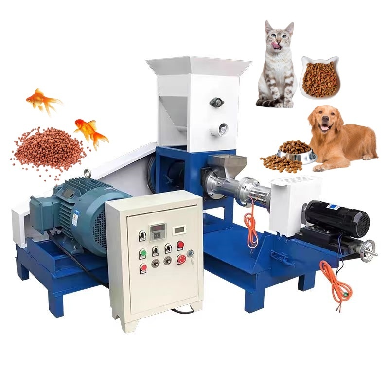 dry dog cat food making machine,equipment for dog food,pet dog food extruder production line