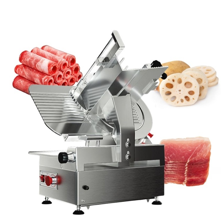 Commercial Carry A Hand Crank 110v Cooked Frozen Flat Inside Thing Multi Function Shabu Lamb Frozen 14 Inch Meat Slicer