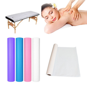 Disposable Non-Woven Bed Sheets Bed Cover Spa Massage Table Sheet Black Blue White Pink Waterproof Bed Cover Flat Sheets