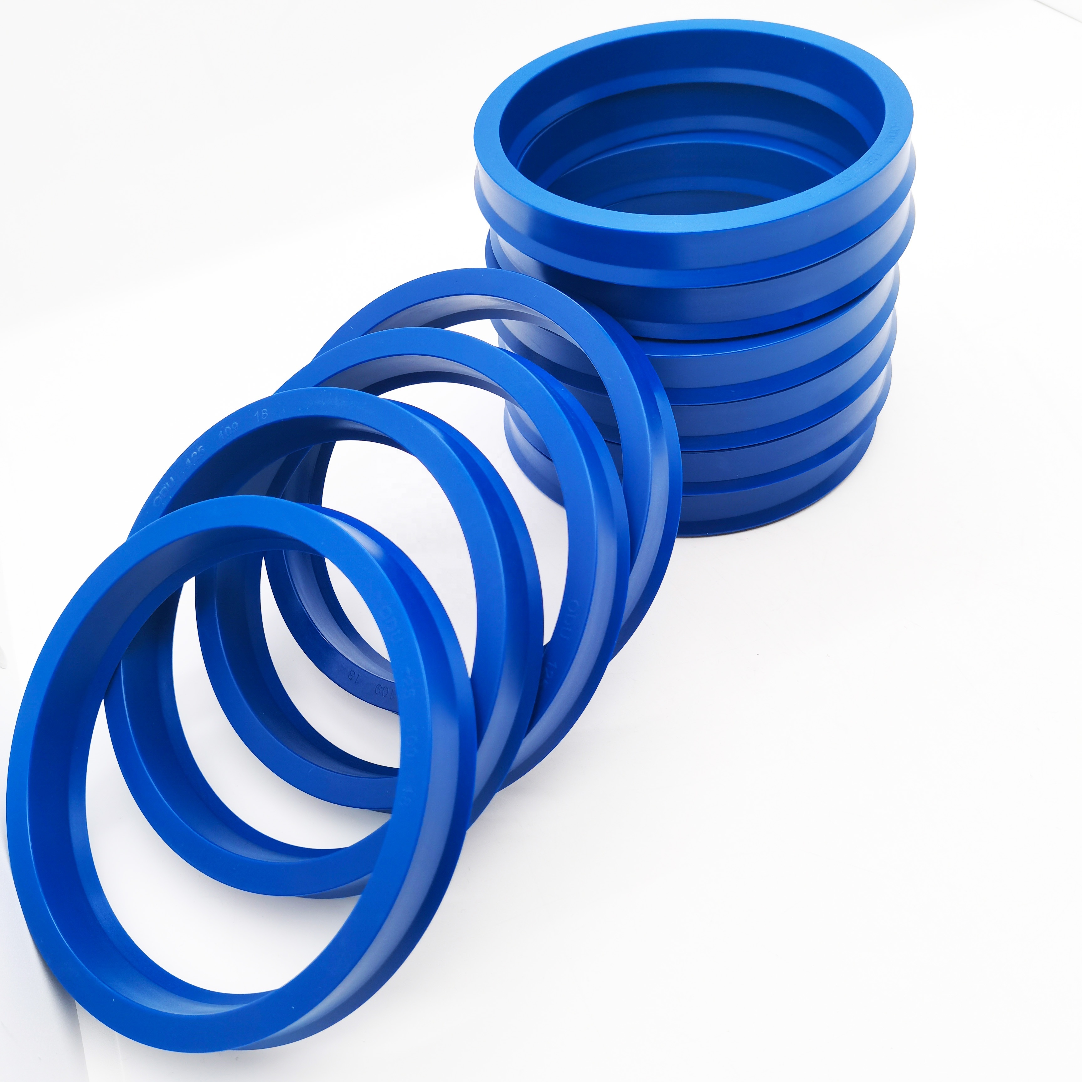 CFNAK Factory Sale Blue Polyurethane Oil Seal U-type Hydraulic Piston Seal Ring UN Rod Seal