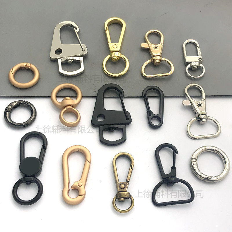 Mobile phone rope hook accessories hardware accessories bag buckle Swivel Lobster Clasp Metal Snap Hook