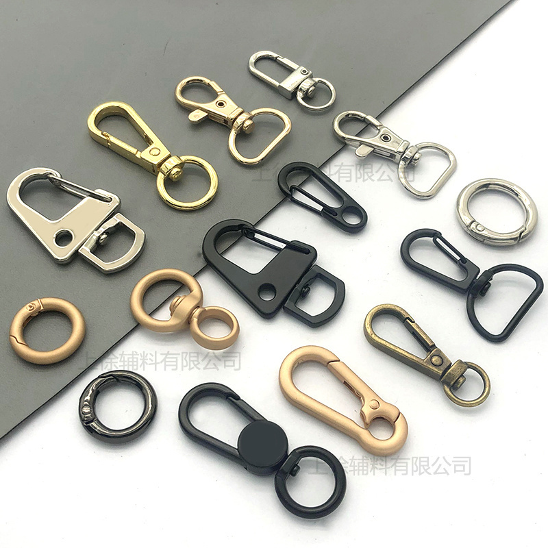 Mobile phone rope hook accessories hardware accessories bag buckle Swivel Lobster Clasp Metal Snap Hook