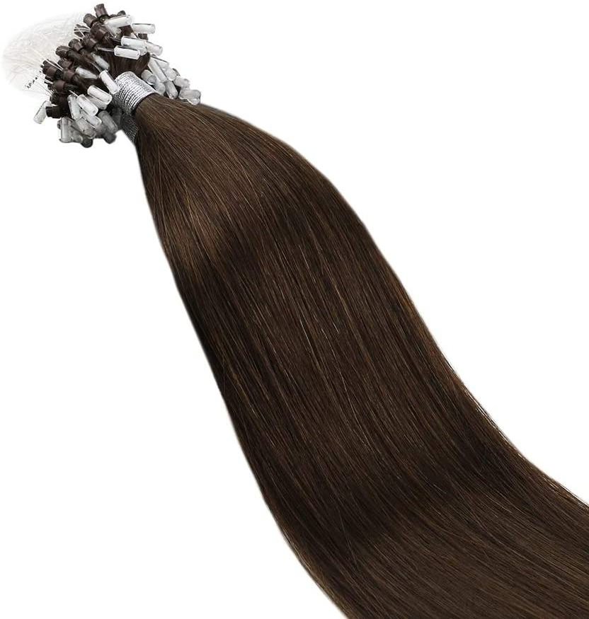 Micro Link Beads Hair Extensions Micro Ring Loop Remy Human Hair Extensions