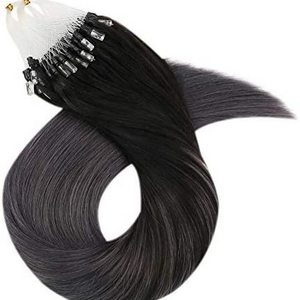 remy human hair micro ring loop hair extension